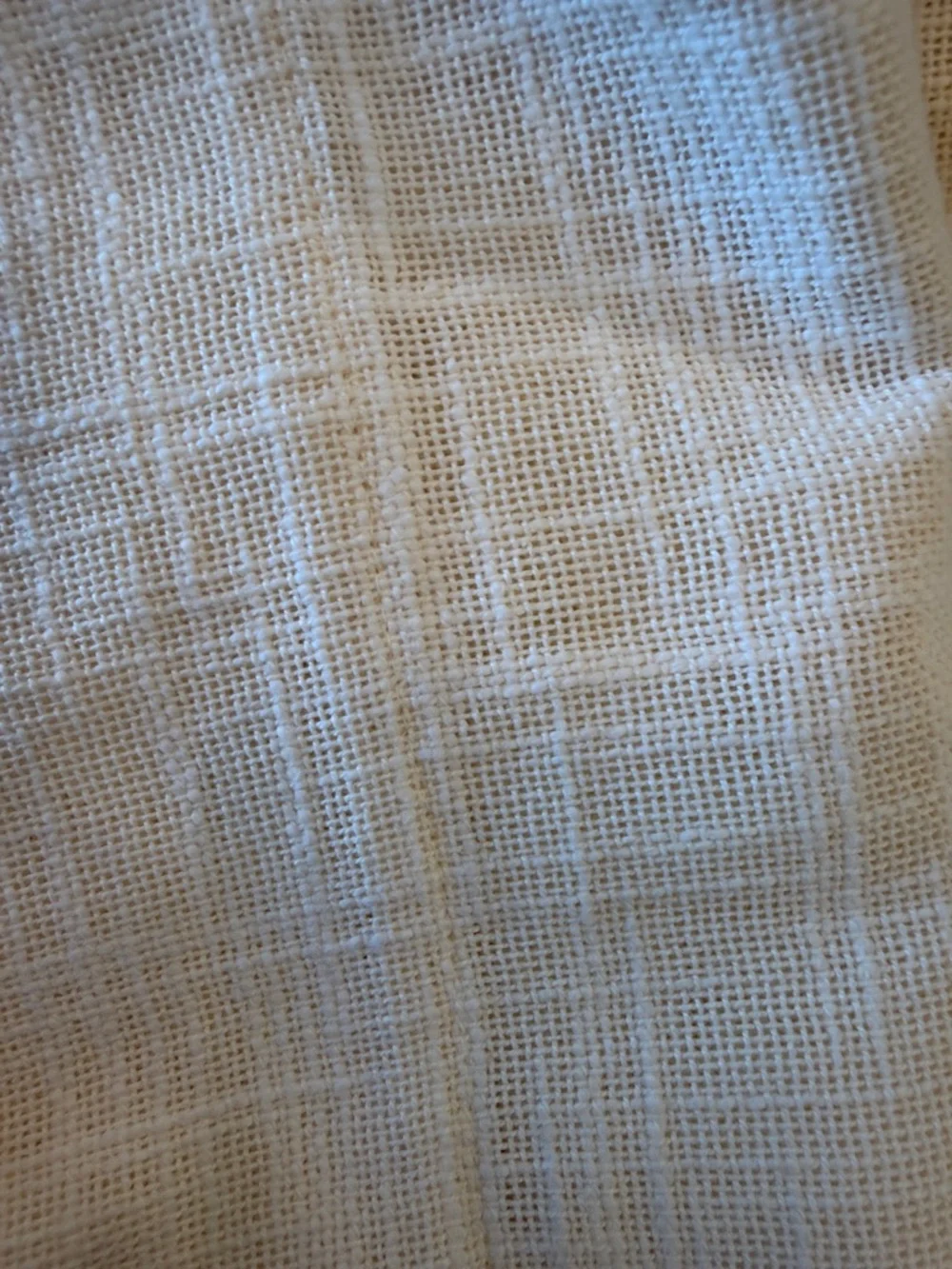 PAIR - NWOT Quince Cotton Sheer Curtain Panels - 48x96 - Ivory (12)